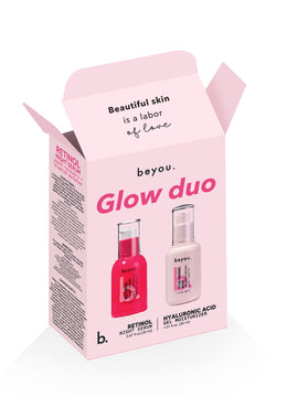 Glow Duo! Hyaluronic Acid Gel Moisturizer & Retinol Serum