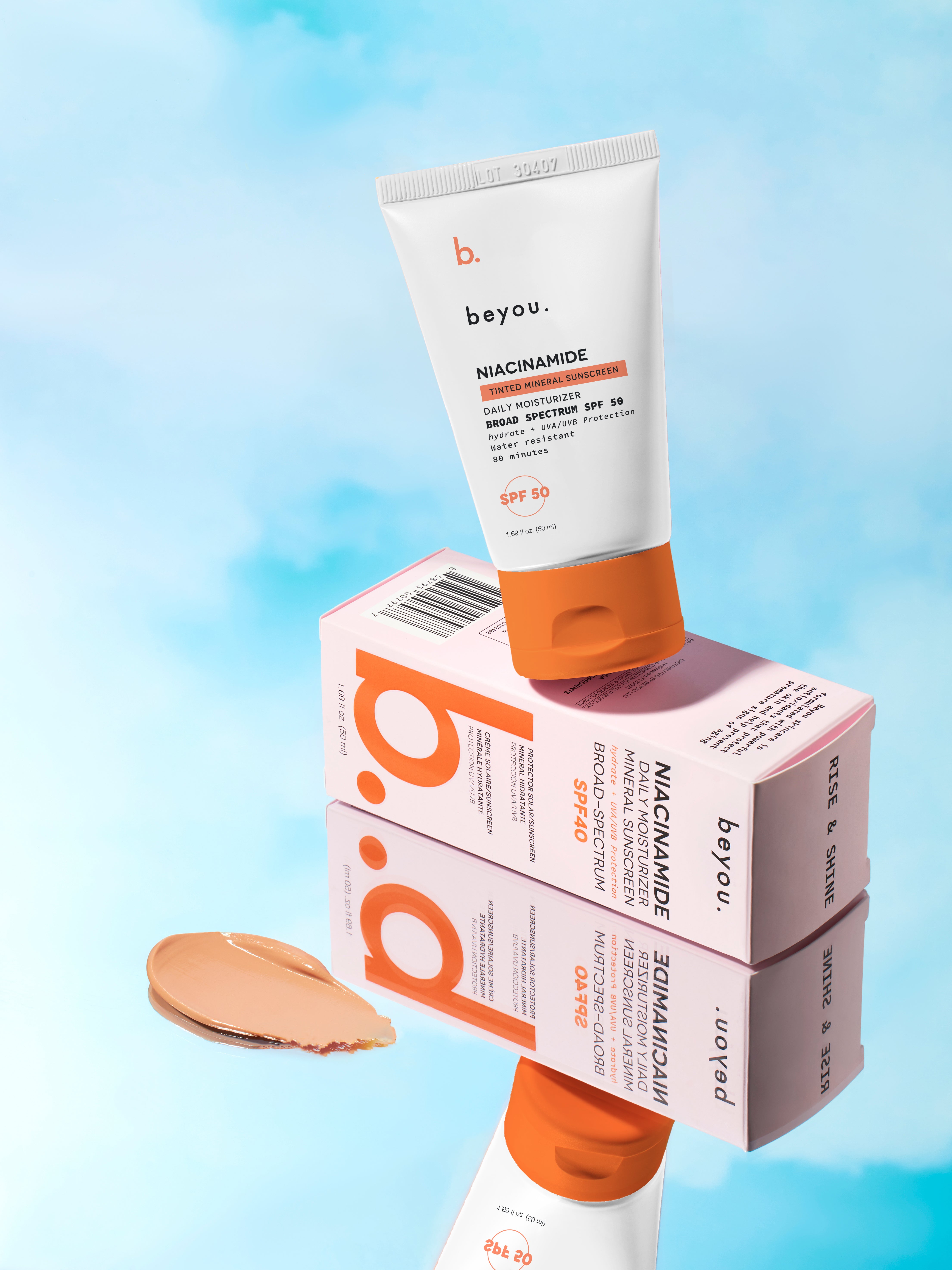 Niacinamide Daily Moisturizer Mineral Sunscreen SPF50