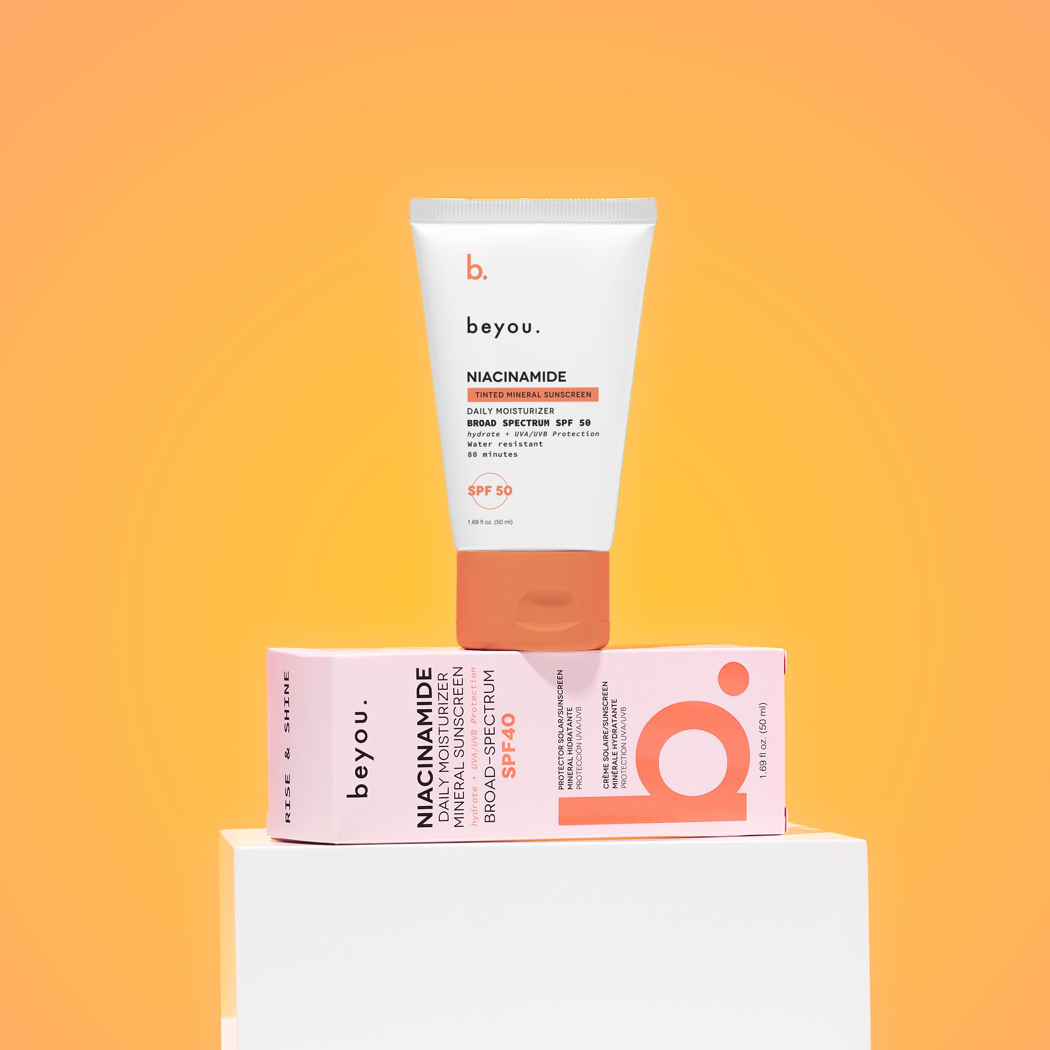Niacinamide Daily Moisturizer Mineral Sunscreen SPF50