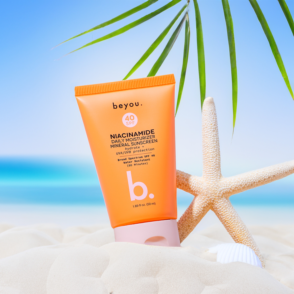 Niacinamide Daily Moisturizer Mineral Sunscreen SPF40 Beyou